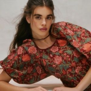 Laura Ashley UO Tiered Floral Tie Bow Bella Dress